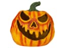 Mel-O-Design Halloweenkürbis Dekofigur mit LED-Licht Orange Bild 1