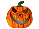 Mel-O-Design Halloweenkürbis Dekofigur mit LED-Licht Orange Bild 2