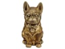 Mel-O-Design Dekofigur Mops gold mit großer Brille Bild 2
