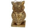 Mel-O-Design Dekofigur Eule Gold mit Brille Bild 1