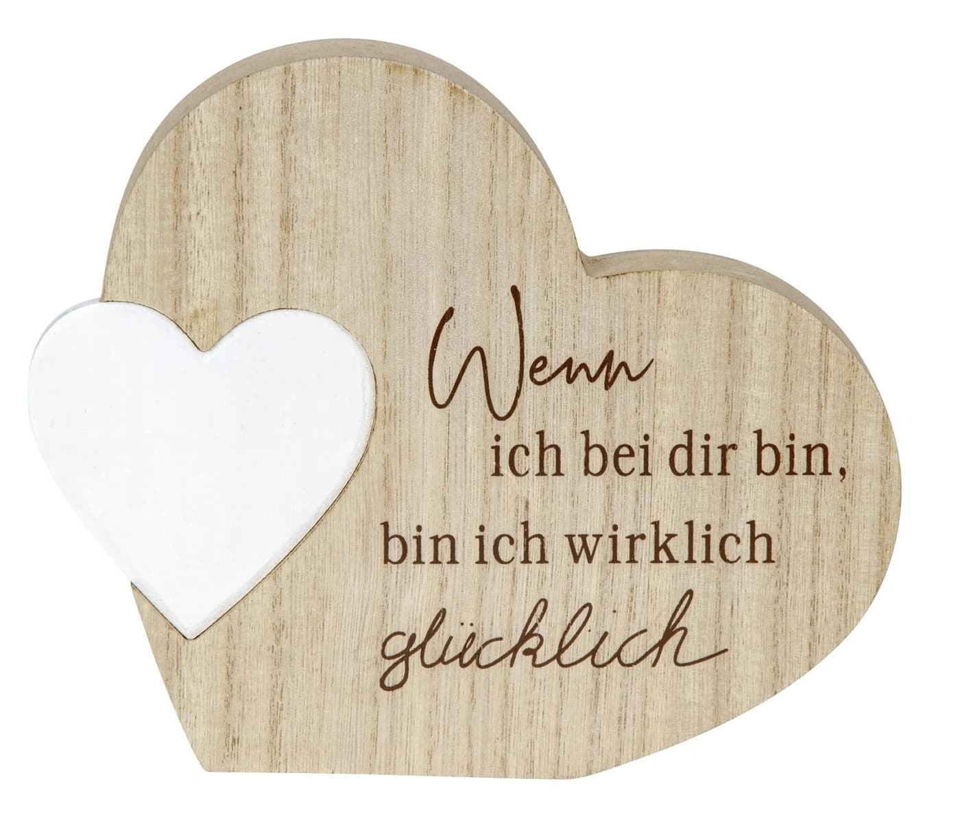 Mel-O-Design Holzherz mit liebevollem Spruch - Bild 2