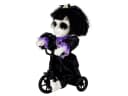 Mel-O-Design Halloween-Horrorpuppe auf Fahrrad mit Bewegung Schwarz Bild 1