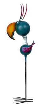 Mel-O-Design Dekofigur Vogel XL Metall Bunt Bild 1