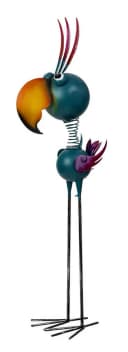 Mel-O-Design Dekofigur Vogel XL Metall Bunt Bild 2