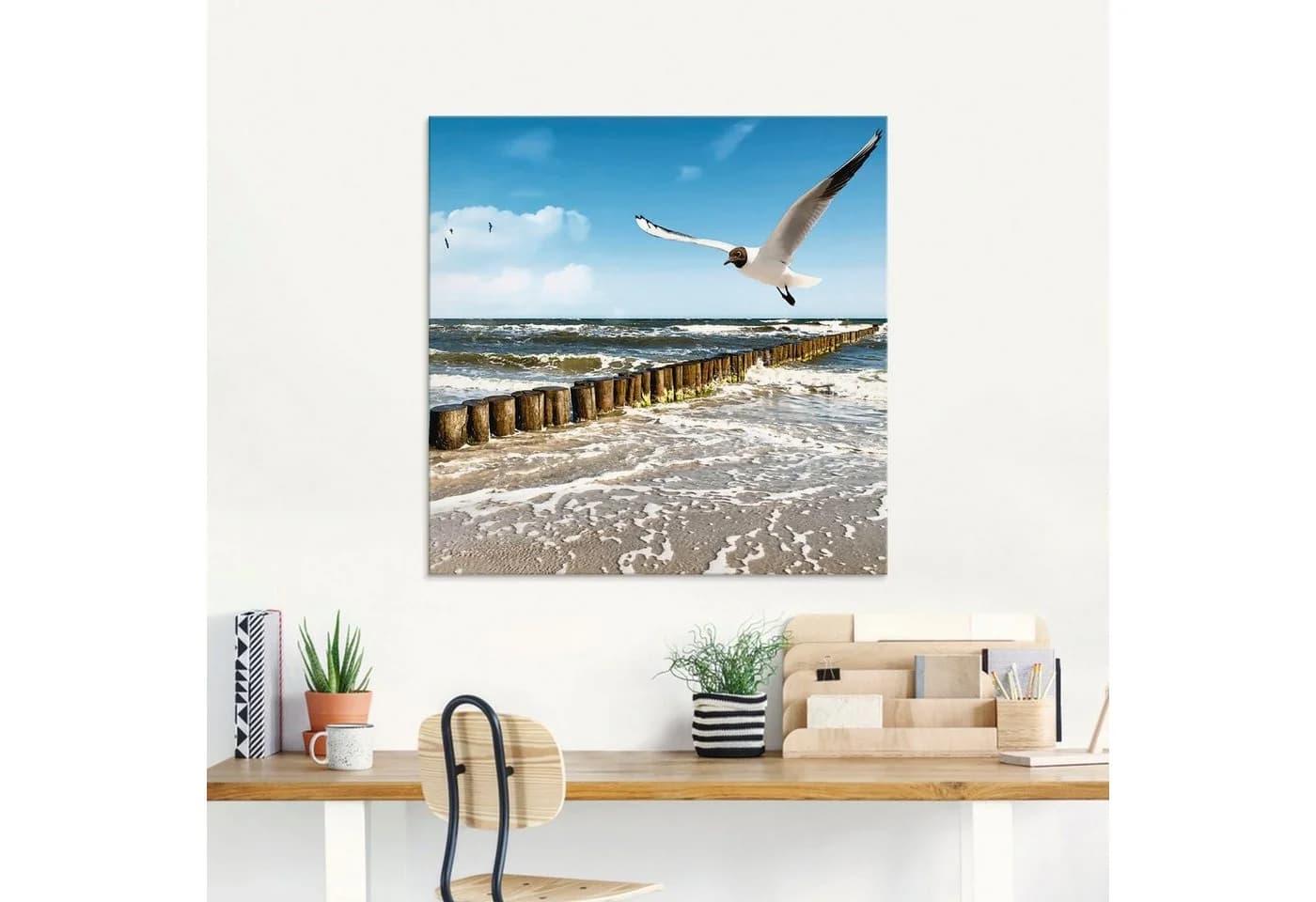 Artland Glasbild Ostsee Weißglas Modern - Bild 3