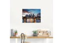 Artland Glasbild Frankfurt am Main Skyline II Modernes Wanddekor Bild 1