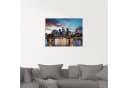 Artland Glasbild Frankfurt am Main Skyline II Modernes Wanddekor Bild 3