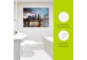 Artland Glasbild Frankfurt am Main Skyline II Modernes Wanddekor Bild 5
