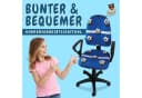Best for Kids Kinderschreibtischstuhl Ergonomisch Verstellbar Bunt Bild 1