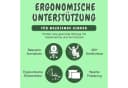 Best for Kids Kinderschreibtischstuhl Grün Ergonomisch Verstellbar Bild 3