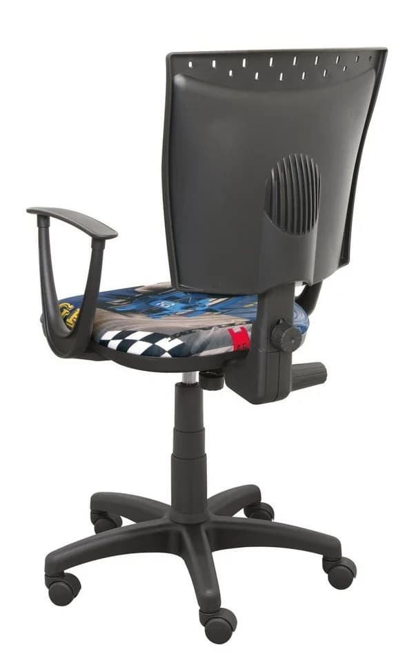 Best for Kids Schreibtischstuhl Spiddo F1 Ergonomisch Modern Blau/Bunt - Bild 4