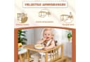 Best for Kids Holzstuhl Victoria 2-in-1 höhenverstellbar Nature Bild 5
