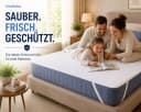 4myBaby Wasserdichter Matratzenschoner Weiß PU-Membran Bild 1