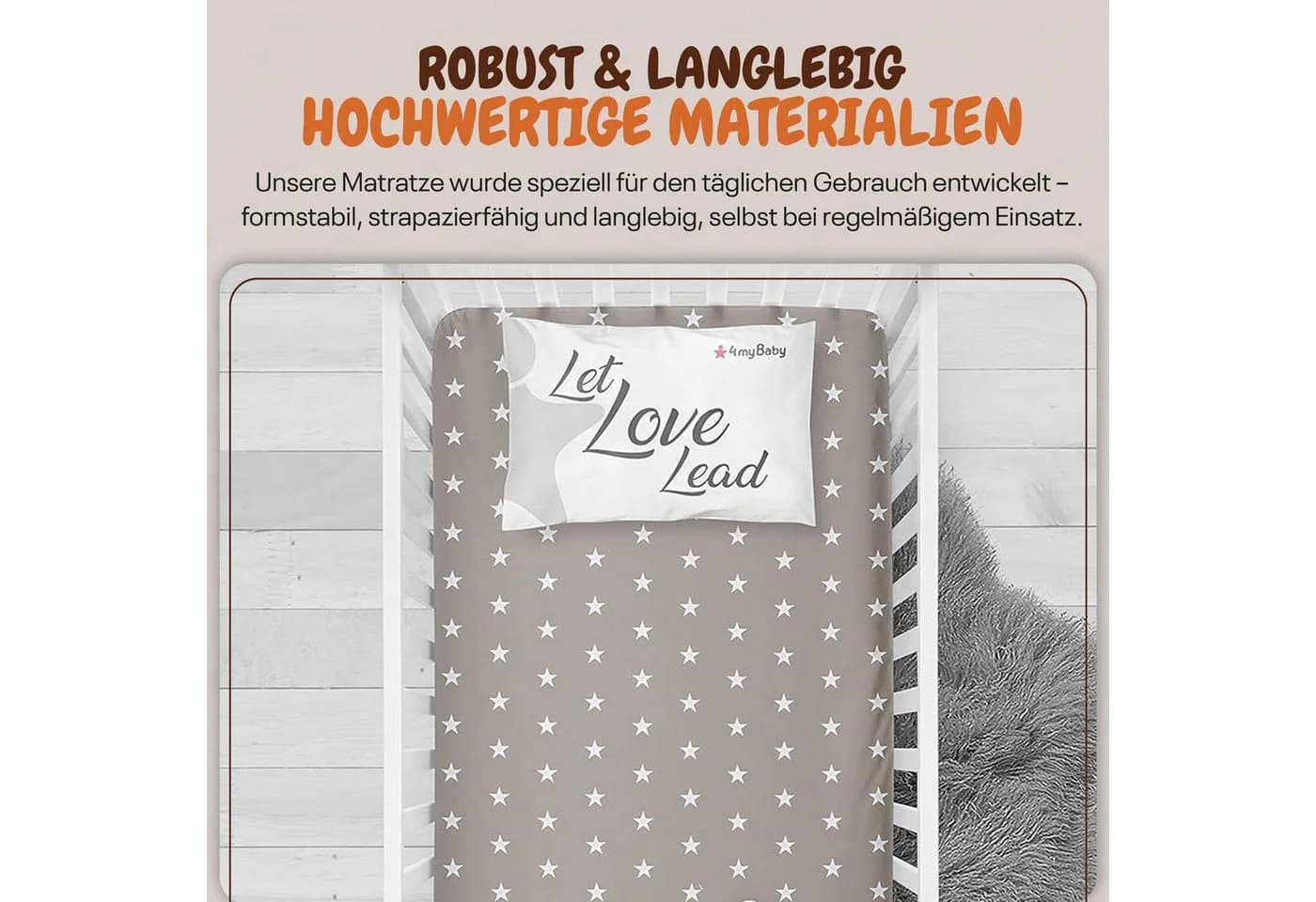 Best for Kids Kindermatratze Grau Faltbar Allergikergeeignet - Bild 5