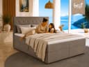Best for Home Boxspringbett mit 7-Zonen-Matratzen, Topper & Schubladen Bild 3