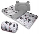 Best for Kids Kinderschlafsack Set Wendbar mit Kissen & Tasche Rosa Bild 1
