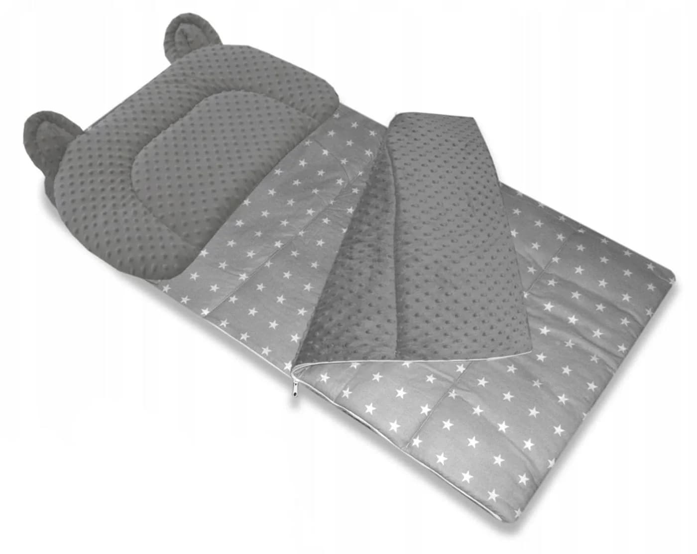 Best for Kids Kinderschlafsack Set Wendbar mit Kissen & Tasche Rosa - Bild 2