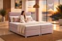Best for Home Boxspringbett Trinity K1 Rosa mit Bettkasten Bild 1
