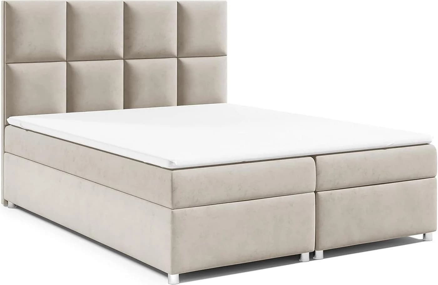 Best for Home Boxspringbett Trinity K2 mit Bettkasten und Bonell-Matratze Beige - Bild 2