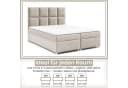 Best for Home Boxspringbett Trinity K2 mit Bettkasten und Bonell-Matratze Beige Bild 4