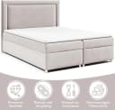 Best for Home Boxspringbett Trinity K-3 mit Bettkasten & Topper Bild 3