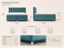 Best for Home Boxspringbett Trinity K-10 mit Bettkasten & Topper Bild 5