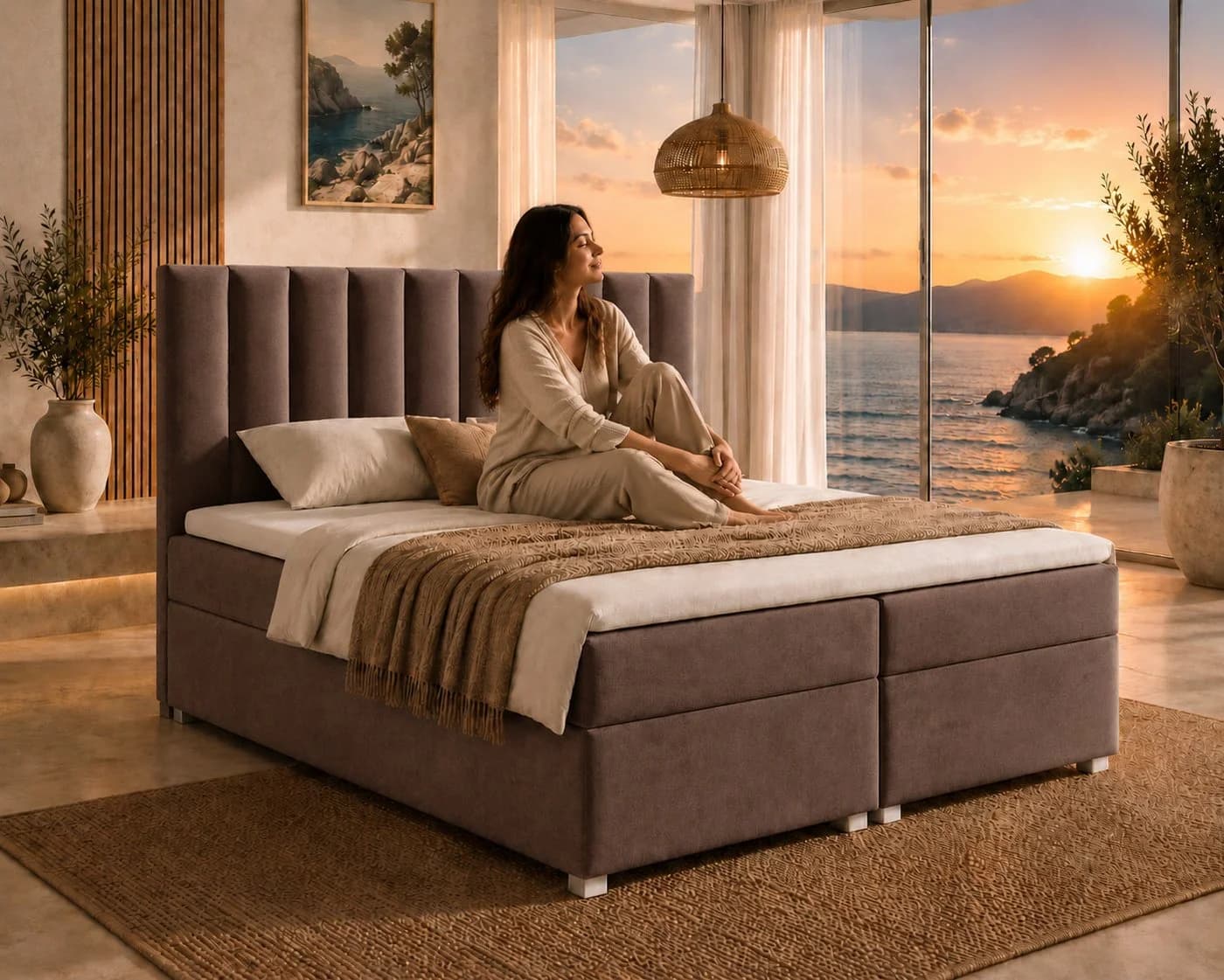 Best for Home Boxspringbett Trinity K-10 mit Bettkasten und Topper - Bild 3