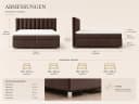 Best for Home Boxspringbett Trinity K-10 mit Bettkasten und Topper Bild 5