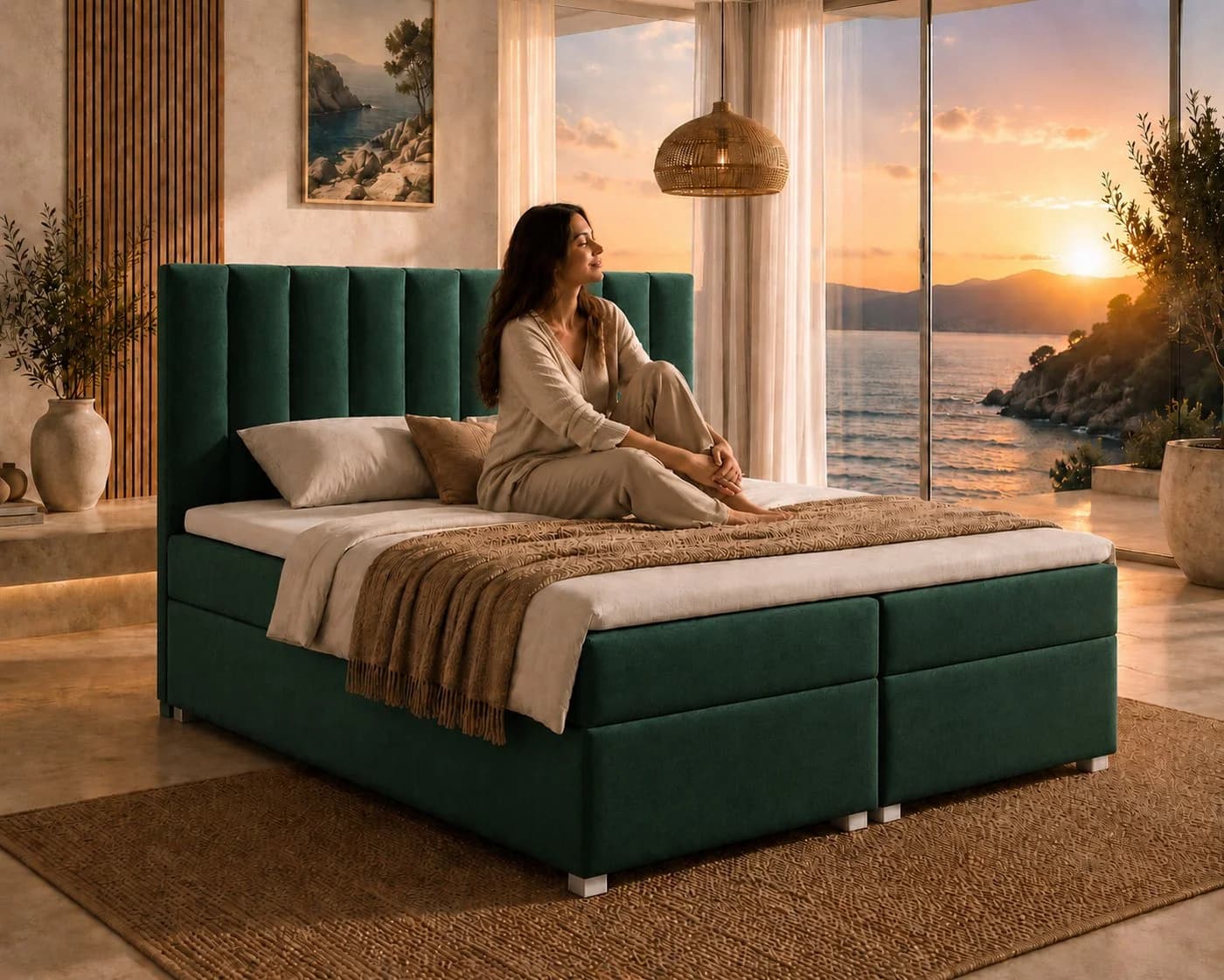 Best for Home Boxspringbett Trinity K-10 mit Stauraum & Topper - Bild 3