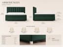 Best for Home Boxspringbett Trinity K-10 mit Stauraum & Topper Bild 5
