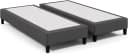 Elegantes Boxspringbett aus Holz und Stoff Bild 1