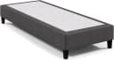Elegantes Boxspringbett aus Holz und Stoff Bild 2