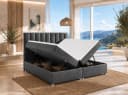Best for Home Boxspringbett Trinity K-10 mit Bettkästen grau Bild 1