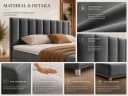 Best for Home Boxspringbett Trinity K-10 mit Bettkästen grau Bild 4