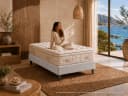 Best for Home Boxspringbett Trinity Grau Massivholz Einzelbett Bild 1