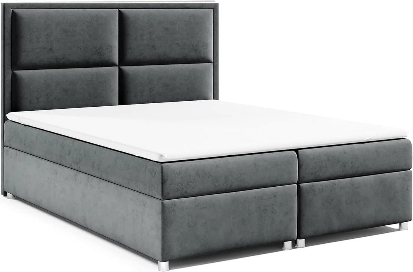 Best for Home Boxspringbett Trinity K-11 mit Bettkasten und Topper Graphit - Bild 2