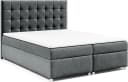 Best for Home Boxspringbett Trinity K-9 mit Bettkasten und Topper Grau Bild 2