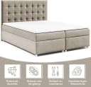 Best for Home Boxspringbett Trinity K-9 mit Bettkasten und Topper Bild 3