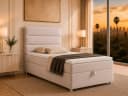 Best for Home Boxspringbett K-4 mit Stauraum, Topper & Bonellfederkern Creme Bild 2