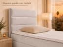 Best for Home Boxspringbett K-4 mit Stauraum, Topper & Bonellfederkern Creme Bild 4