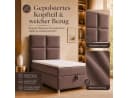 Best for Home Boxspringbett Trinity K-2 mit Bettkasten & Topper Braun Bild 4