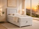 Best for Home Boxspringbett Trinity K-3 mit Bettkasten und Topper Beige Bild 2