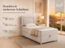 Best for Home Boxspringbett Trinity K-3 mit Bettkasten und Topper Beige Bild 3