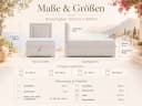Best for Home Boxspringbett Trinity K-3 mit Bettkasten und Topper Beige Bild 5