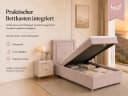 Best for Home Boxspringbett Trinity K-3 Rosa mit Bettkasten und Topper Bild 5