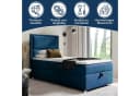 Best for Home Boxspringbett K-11 SINGLE mit Bettkasten und Bonellfederkern Bild 1