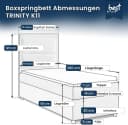 Best for Home Boxspringbett K-11 SINGLE mit Bettkasten und Bonellfederkern Bild 3