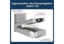 Best for Home Boxspringbett K-11 SINGLE mit Bettkasten und Bonellfederkern Bild 5