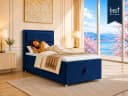 Best for Home Boxspringbett K-11 SINGLE mit Bettkasten und Bonellfederkern Bild 1