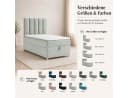Best for Home Boxspringbett Trinity K10 SINGLE mit Bettkasten & Topper Bild 3